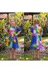 Hand Painted Rayon Kids Dress